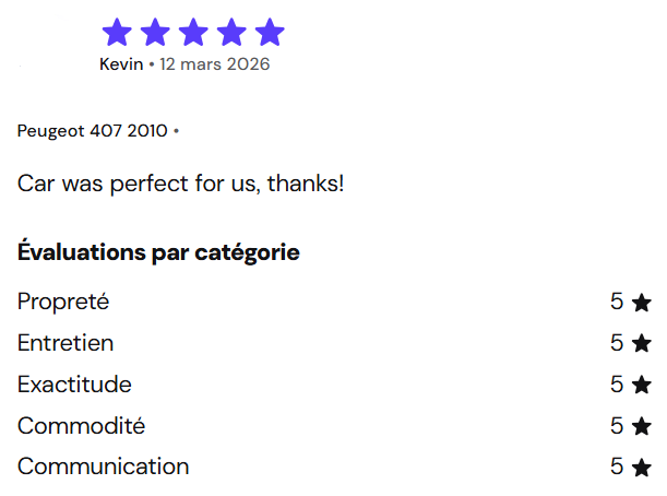 avis client autopartage getaround turo location voiture rentable